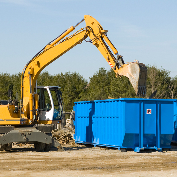 can i choose the location where the residential dumpster will be placed in Squirrel Mountain Valley